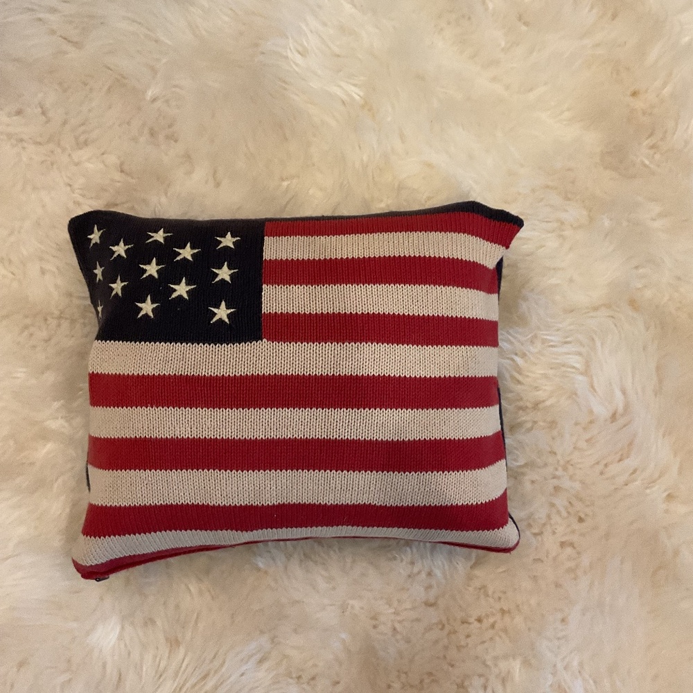 Vintage Ralph Lauren Flag Pillow